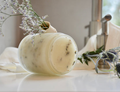 Image of what's inside Lavender Body Polish jar