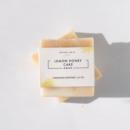 Lemon Honey Cake Soap Bar by NaturalAmor