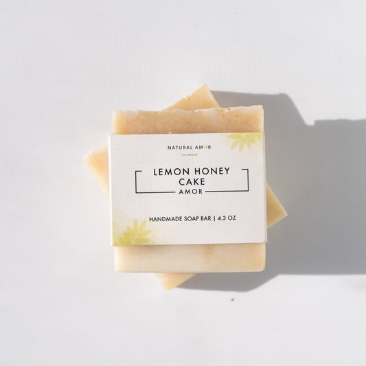 Lemon Honey Cake Soap Bar by NaturalAmor
