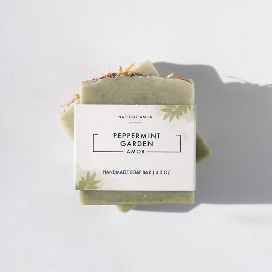 Peppermint Garden Soap Bar by NaturalAmor