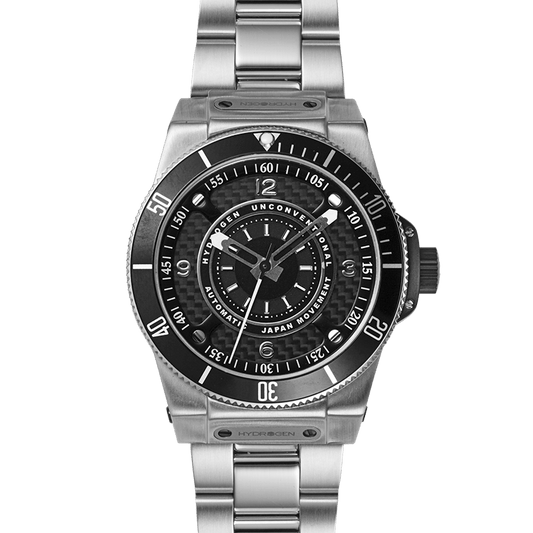 Buy Hydrogen Watch Sportivo Silver Black Bracelet Online