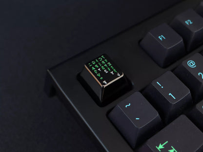 Digital Rain Keycap by Terra Keycaps