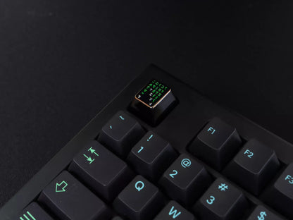 Digital Rain Keycap by Terra Keycaps