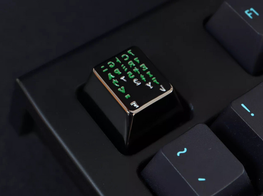 Digital Rain Keycap by Terra Keycaps