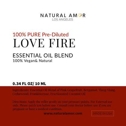 Love Fire Roll On Essential Oil | NaturalAmor