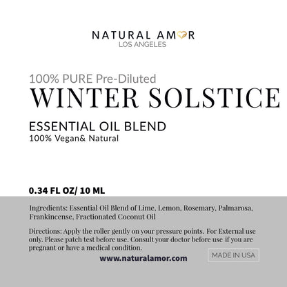 Winter Solstice Roll On Essential Oil Blend by NaturalAmor
