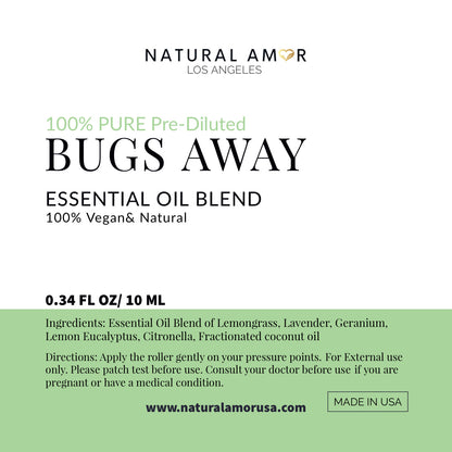 Bugs Away Roll On Essential Oil Blend by NaturalAmor