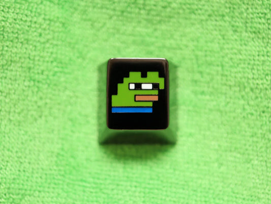 Pixel Peepo Keycap (Collab @PeepoParadise) by Terra Keycaps