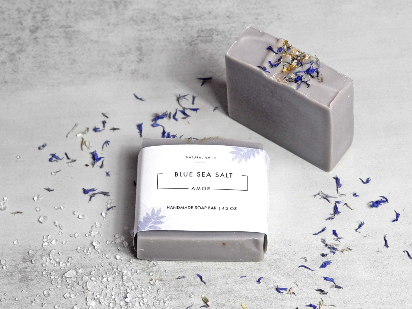 Blue Sea Salt Soap Bar by NaturalAmor