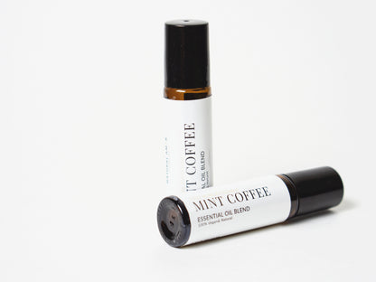 Mint Coffee Roll On Essential Oil Blend by NaturalAmor