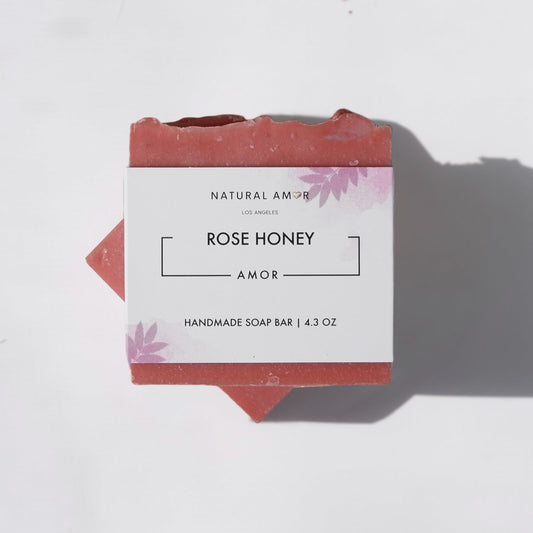 Rose Honey Soap Bar by NaturalAmor