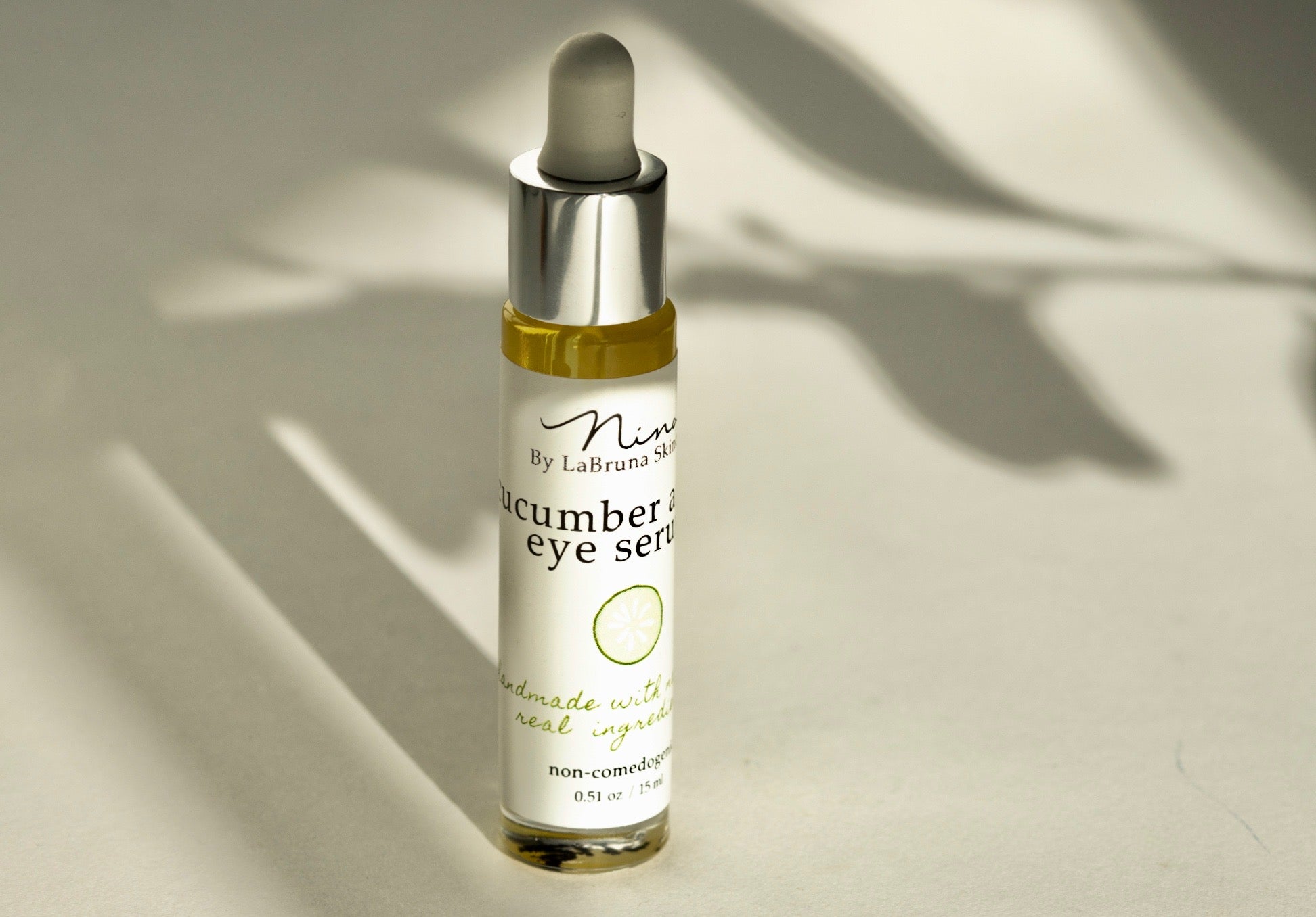 artistic image of cucumber eye serum