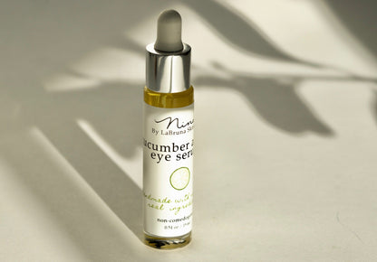 artistic image of cucumber eye serum