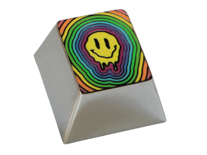 Rainbow Smiley Keycap by Terra Keycaps