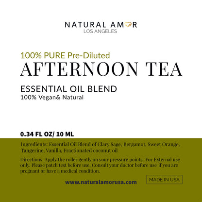 Afternoon Tea Roll On Essential Oil Blend by NaturalAmor
