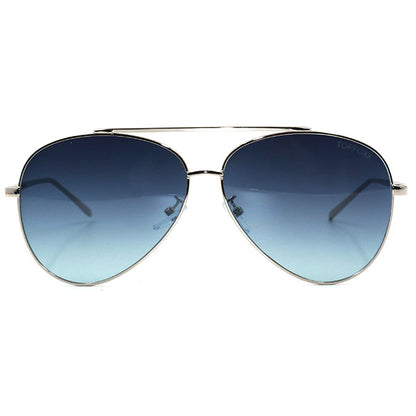 TopFoxx Amelia Faded Blue Women's Oversized Aviator Sunglasses