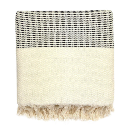 black wave turkish blanket