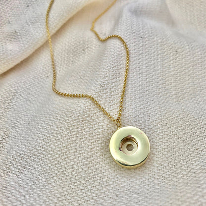 Slate + Salt Bullet Casing Necklace