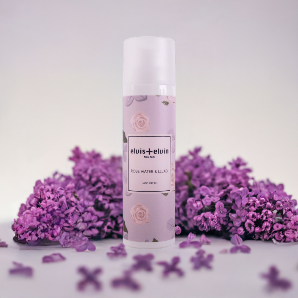 elvis+elvin Rose Water & Lilac Hand Cream by elvis+elvin