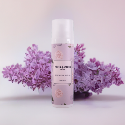 elvis+elvin Rose Water & Lilac Hand Cream by elvis+elvin