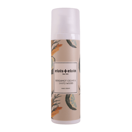 elvis+elvin Bergamot Cedar & Santo Wood Hand Cream 75ml - elvis+elvin