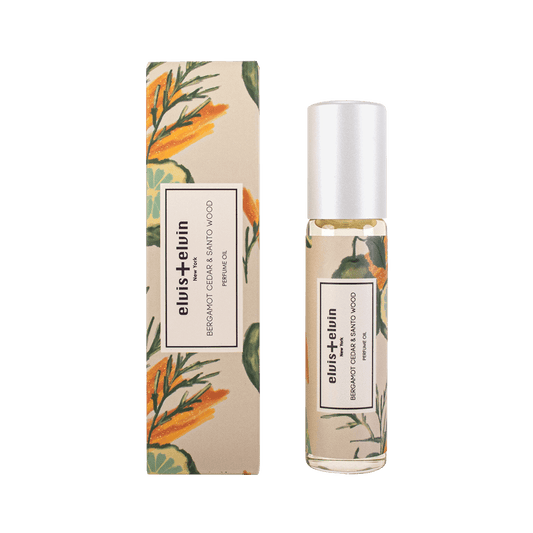 elvis+elvin Bergamot Cedar & Santo Wood Perfume Oil 15ml - elvis+elvin