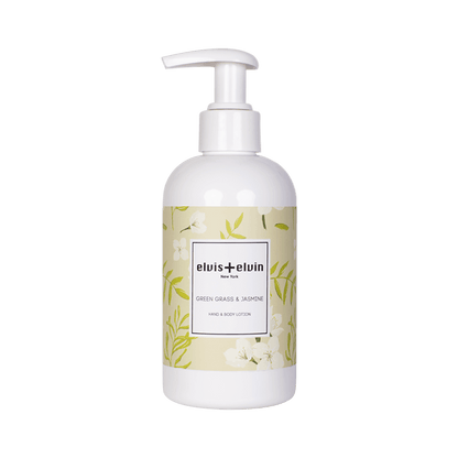 elvis+elvin Green Grass & Jasmine Hand & Body Lotion 260ml - elvis+elvin