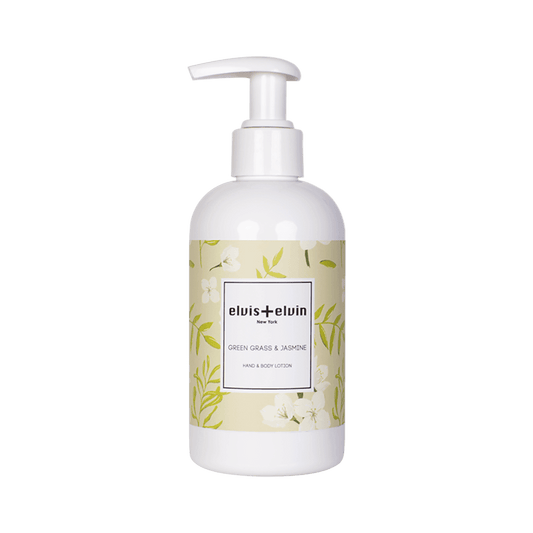 elvis+elvin Green Grass & Jasmine Hand & Body Lotion 260ml - elvis+elvin