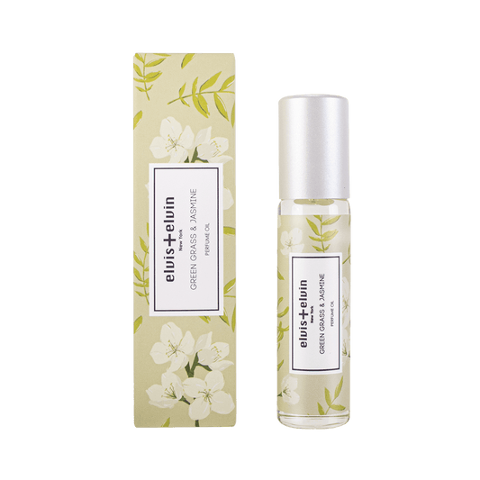elvis+elvin Green Grass & Jasmine Perfume Oil 15ml - elvis+elvin