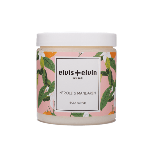 elvis+elvin Neroli & Mandarin Body Scrub with Dead Sea Salt 300ml - elvis+elvin