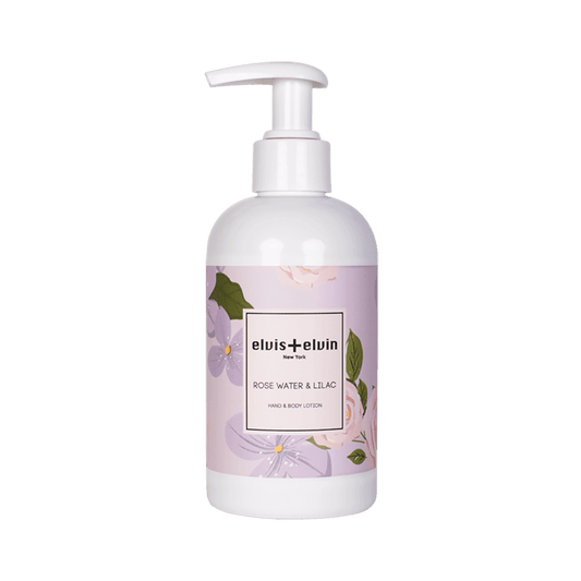elvis+elvin Rose Water & Lilac Hand & Body Lotion 260ml - elvis+elvin