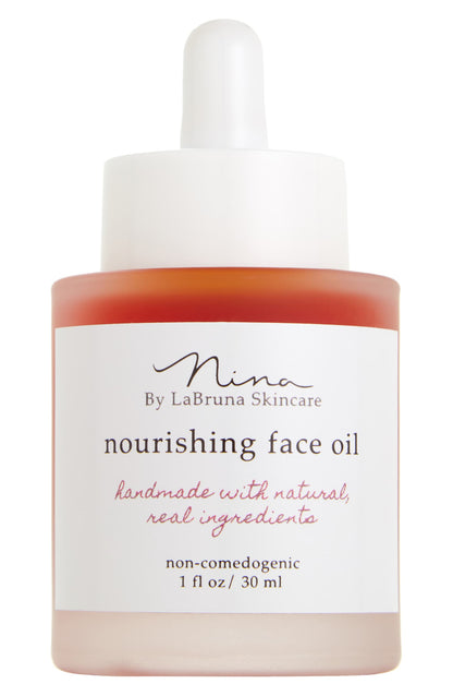 face oil bottle