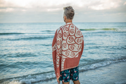 Galapagos Turtle Turkish Towel - Terracotta - Sun Drunk