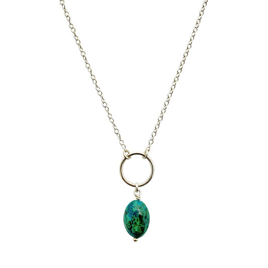Chrysocolla Peruvian Necklace