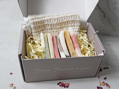 Soap Sampler Stack, Travel, Trial Size, All Nature Handmade Cold Process Soap, Soap Sample, Soap End Bulk