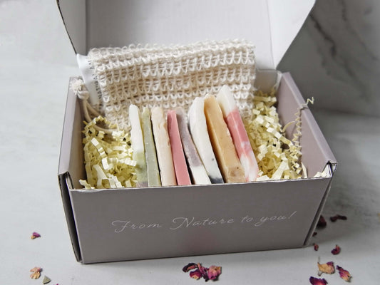 Soap Sampler Stack, Travel, Trial Size, All Nature Handmade Cold Process Soap, Soap Sample, Soap End Bulk