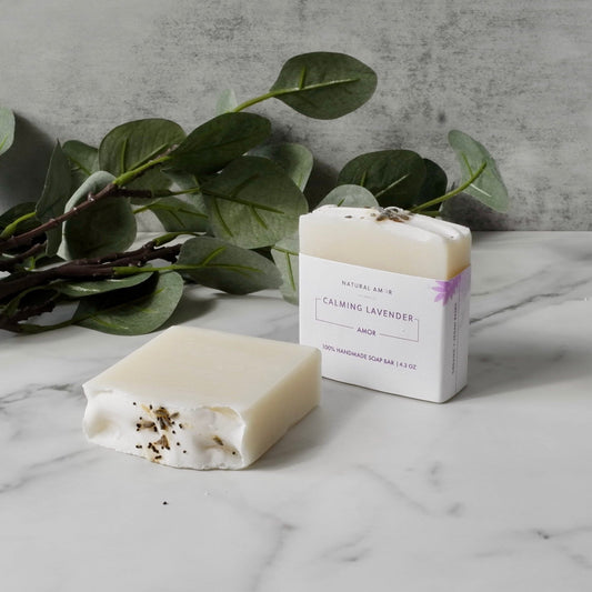 Calming Lavender Soap Bar by NaturalAmor