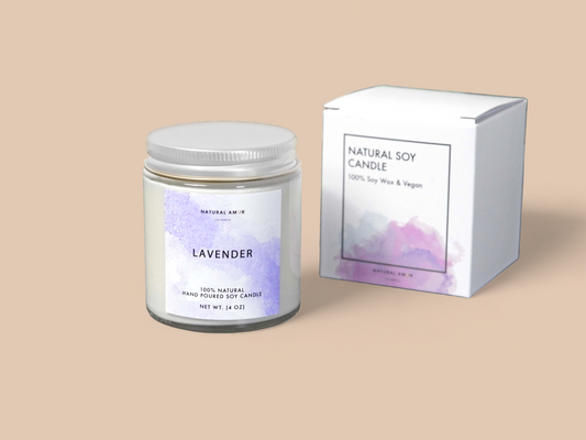 Lavender Natural Soy Candle by NaturalAmor