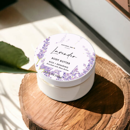Lavender Emulsified Body Butter (Yogurt) by NaturalAmor