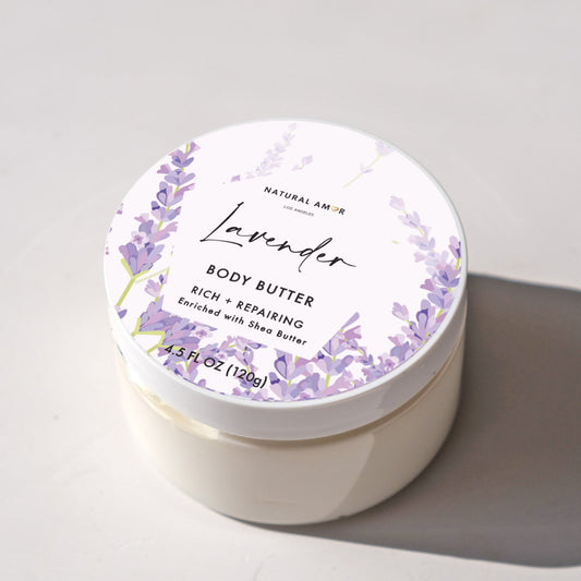 Lavender Emulsified Body Butter (Yogurt) by NaturalAmor