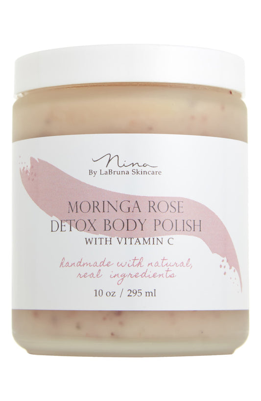 Moringa Rose Body Polish Jar