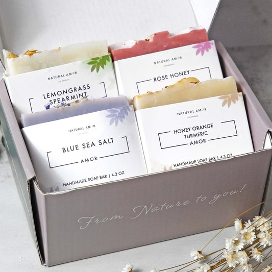 4pk Handmade Soap Gift Box by NaturalAmor