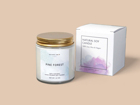 Pine Forest Natural Soy Candle by NaturalAmor