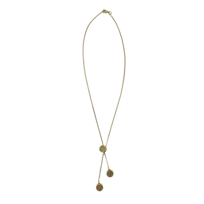 three bullet cluster necklace