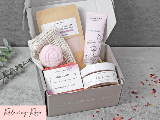 Relaxing Rose Gift Set by NaturalAmor