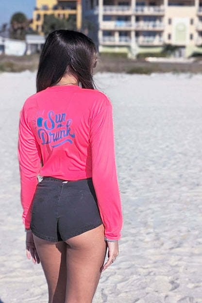 UPF 50+ Sun Shirt - Neon Pink by Sun Drunk