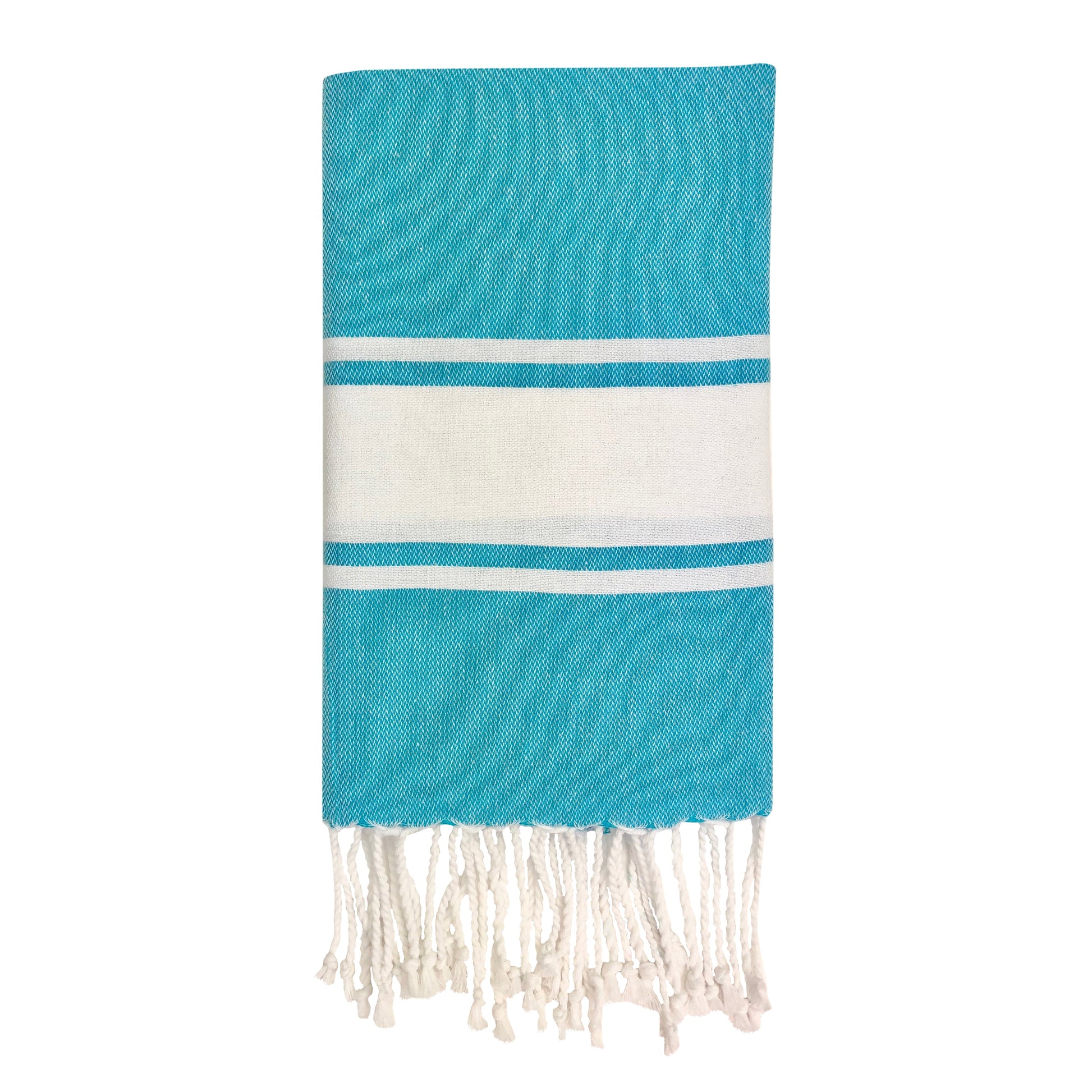 blue turkish hand towel