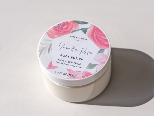 Vanilla Rose Emulsified Body Butter (Yogurt) by NaturalAmor